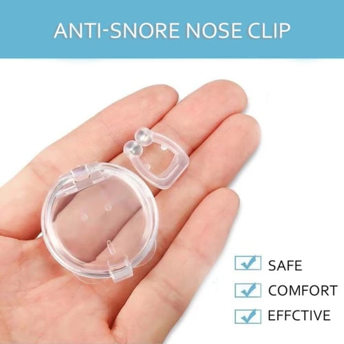 جهاز منع الشخير – مشبك أنف مغناطيسي من السيليكون