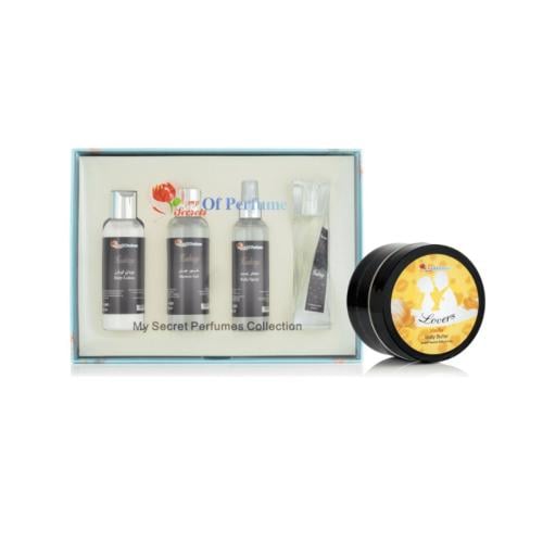 طقم عطور Hashtag + زبدة جسم بالفانيلا