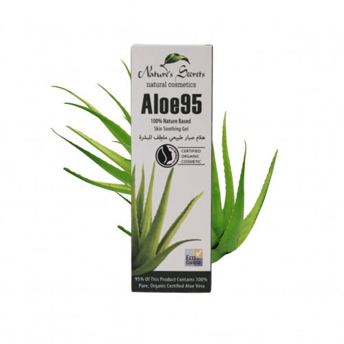 هلام صبار عضوي 95٪ – ترطيب وتهدئة البشرة