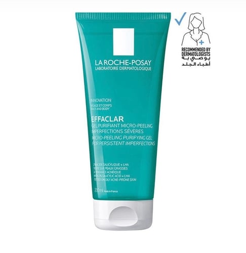 غسول لاروش لتنقية المسام ، جل مقشر ومنظف للمسامات...