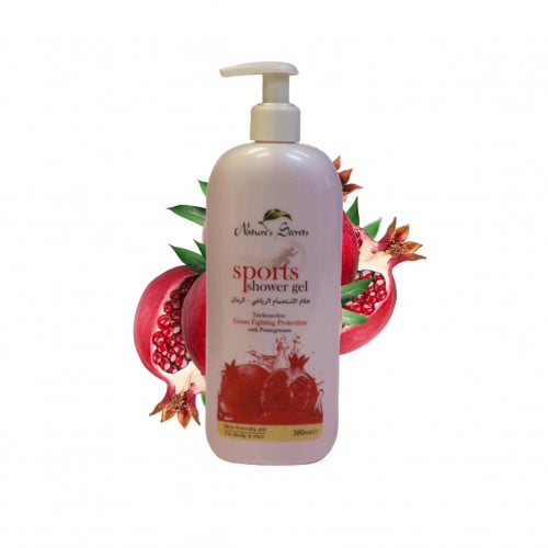 هلام الاستحمام بالرمان والنيم مضاد للجراثيم ومرطب