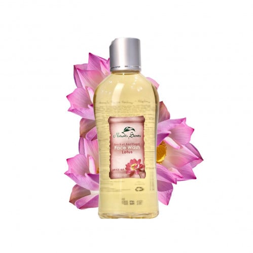 غسول الوجه العشبي باللوتس