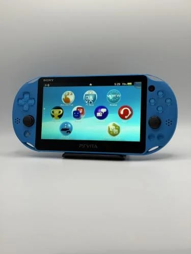 PS Vita Slim — Aqua Blue (مع الشاحن)