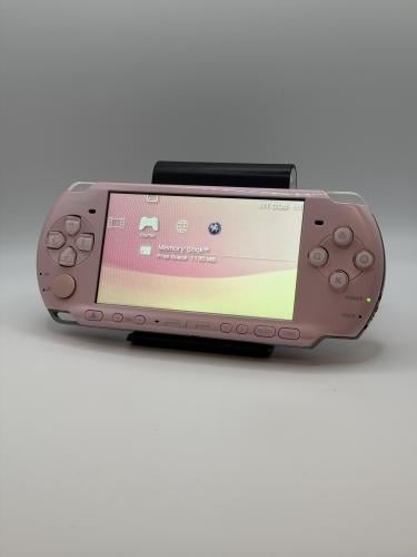 PSP 3000 — Blossom Pink — IPS Mod (مع الشاحن) (نسخة نادرة)