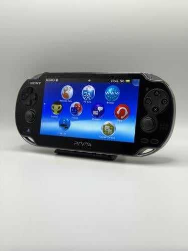 PS Vita OLED — Crystal Black (مع الشاحن)