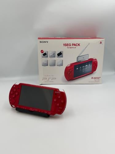 PSP 2000 Deep Red — كامل في العلبة (نسخة نادرة)