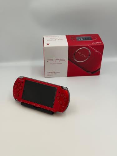 PSP 3000 Radiant Red — (كامل في العلبة) (نسخة نادرة)