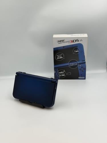 Nintendo New 3DS LL — Metallic Blue (كامل في العلبة)