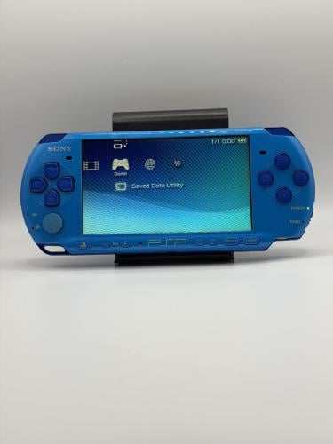 PSP 3000 — Marine Blue / Sky Blue (مع الشاحن) (نسخة نادرة)