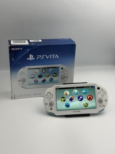 PS Vita Slim — Light Blue/White (كامل في العلبة) (نسخة نادرة)