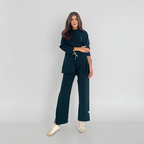 جاكيت اخضر غامق