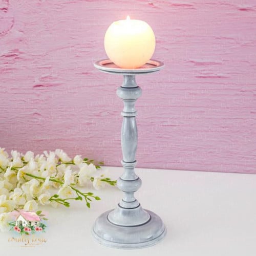 6191 شمعدان معدني بطابع ريفي مميز