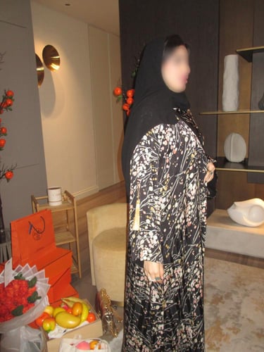 عباية نص كلوش دبل فيس 926