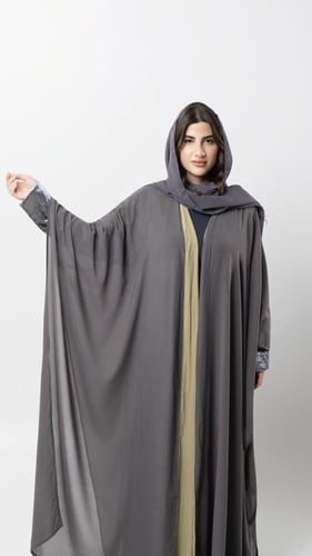 ًًًW24 | عباية سكارف PURE SILk