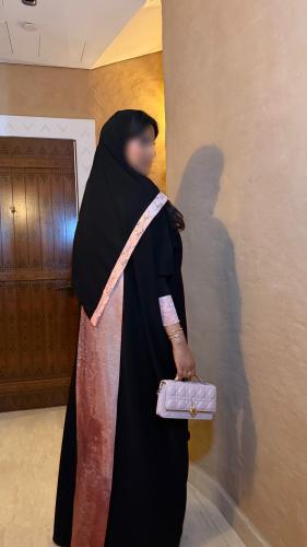 عباية بلاك بيري مع دانتيل | S266