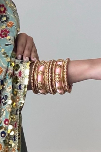 2001 - مجموعة أساور هندية - 9 قطع