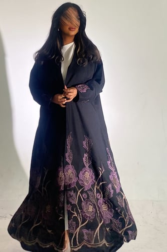 0113 - عباية بنفسج