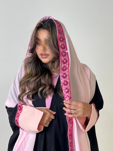 0704 - عباية بينك بينك بينك Pink pink pink