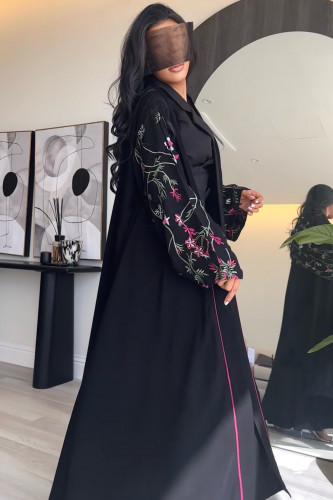 0401 - عباية فلاوري - قماش ملكي كلوش