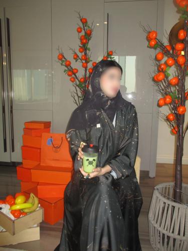 عباية نص كلوش سوداء 921