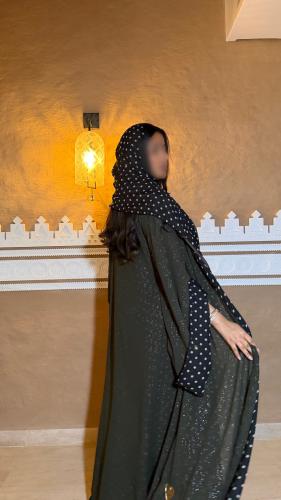 عباية دبل فيس لمعه ومنقط | 3 POLKA