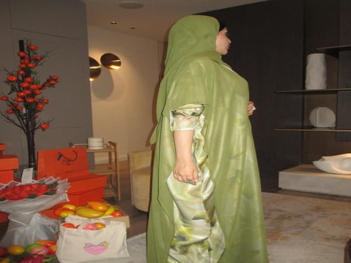 عباية بشت ليموني Lime|911