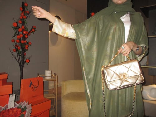 عباية نص كلوش زيتى 913|Garden