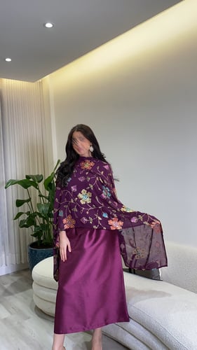 1210 - جلابية خزامى - بنفسجي