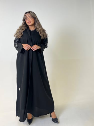 0707 - عباية سوداء صيفية