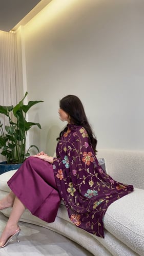 1210 - جلابية خزامى - بنفسجي