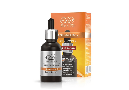 ايفا سيروم للوجه بفيتامين سي 15% اشراقة موحدة للبش...