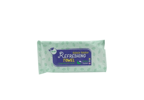Salon system refreshing mint towel 28 grams