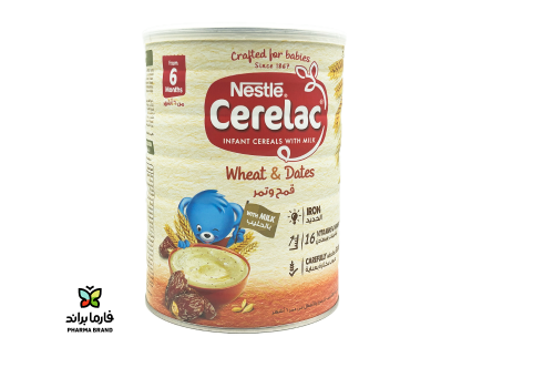 سيريلاك غذاء اطفال قمح وتمر بالحليب +6 شهور عبوة 1...