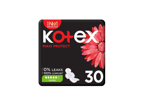كوتيكس فوط صحية نسائية ماكسي سوبر عبوة 30 فوطة