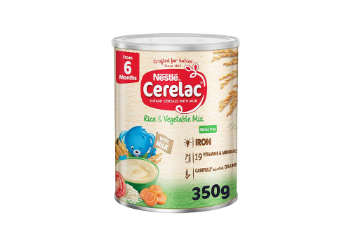 سيريلاك غذاء بالأرز والخضار بالحليب +6 شهور 350جرا...