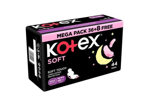 كوتكس فوط سوفت تاتش ليلية 44 قطعة