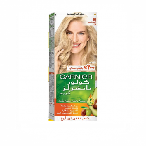 غارنييه صبغه شعر أشقر ثلجي فاتح رقم 10