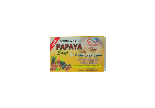 نسمة الصحراء صابون فروتي الببايا بالحبيبات السوداء...