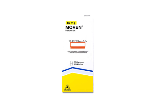 MOVEN 15 MG 30 CAPSULES