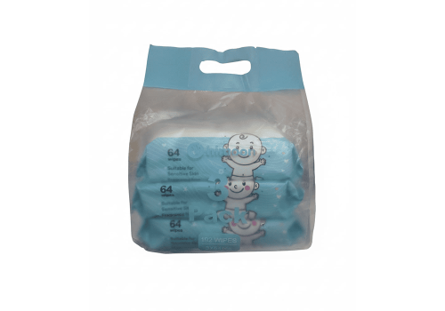 هاي مون مناديل مبللة للاطفال 3*64 حبة