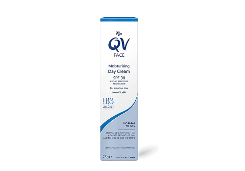 كيوفي كريم مرطب نهاري واقي شمس (+SPF 30) 75 جرام
