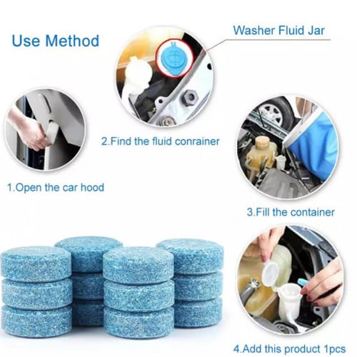 صابون تنظيف الزجاج يوضع في قربة ماء المساحات 10 قط...