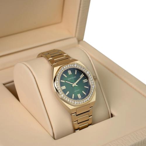 نورثجيت نادي الماسي جرادينت جرين جولد 34 مم (اصدار...