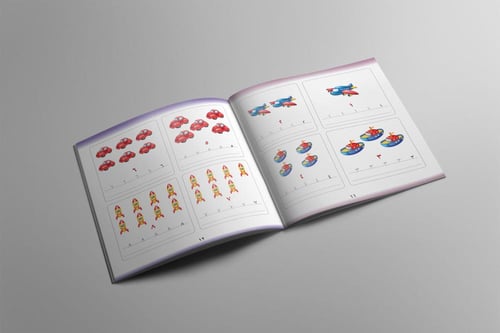 بكج السبورة الصغيرة (10 كتيبات)(الحجم الكبير)