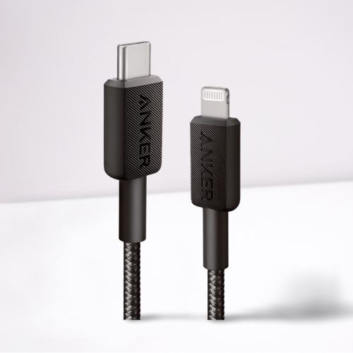 كيبل ايفون تايب سي انكر قماش