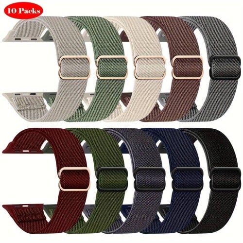 سير ساعة قماشي مطاط