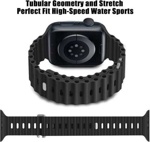 سير ساعة ابل جلد