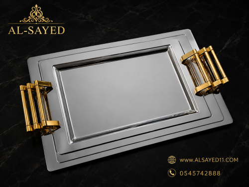 3-piece tray set