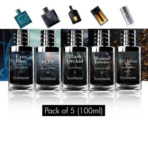 5 international perfumes - 100ml size
