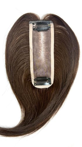 مقدمة شعر حرير لتغطية الوسط 4x13 لون بني